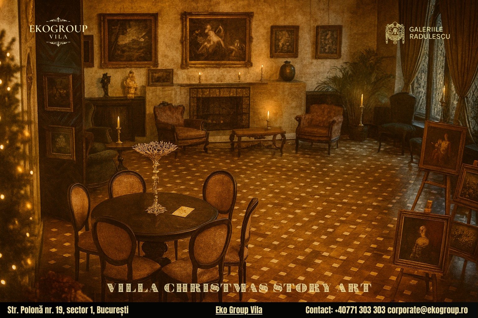 Povestea Crăciunului în anii ’30 la Eko Group Vila: o călătorie în timp prin artă și istorie 8 Povestea Crăciunului în anii ’30 la Eko Group Vila: o călătorie în timp prin artă și istorie